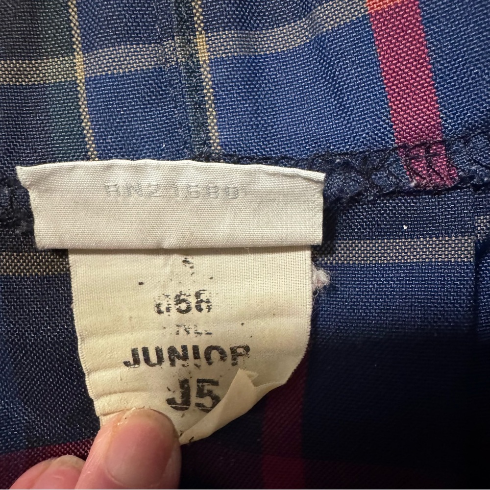 Dennis Uniform Plaid Pleated Skirt Juniors 5 XS Preppy Coquette Academia y2k - Picture 5 of 6